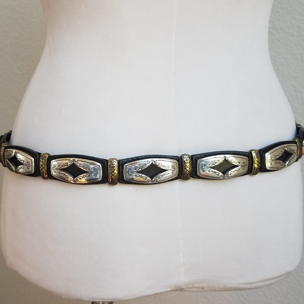 Beautiful Two Toned Metal Belt